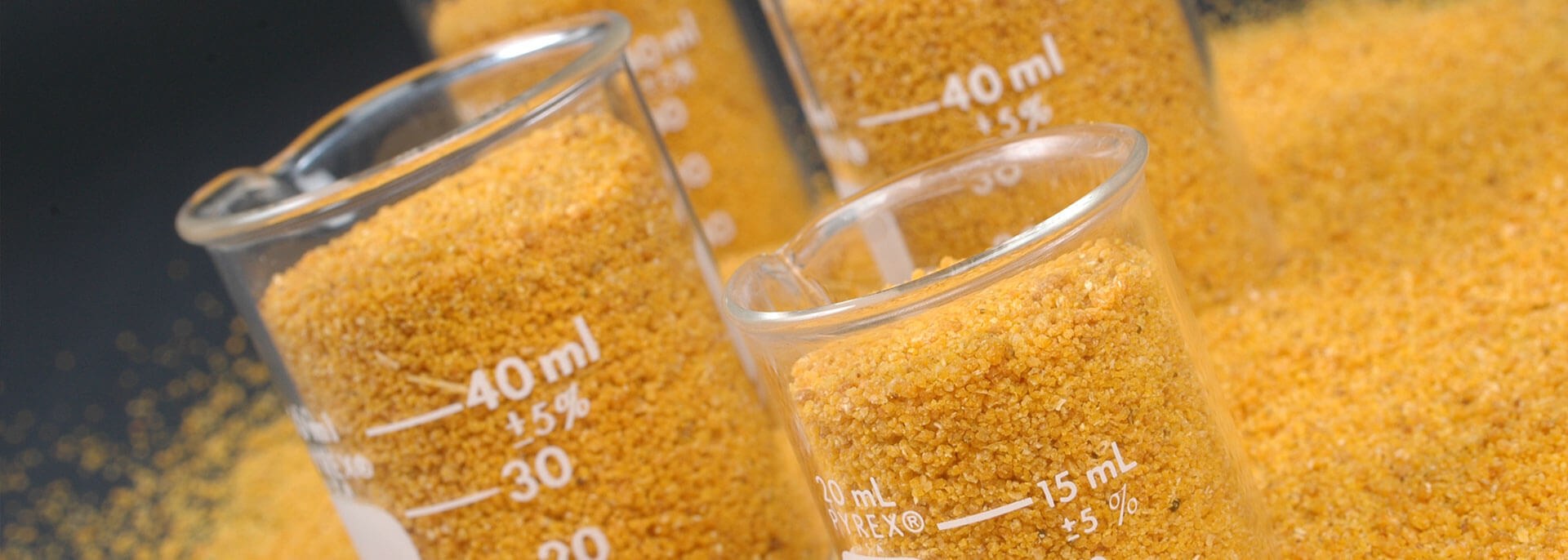 Dakota Gold in beakers